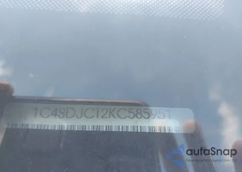 2019 Dodge Durango R/T Awd z USA, uszkodzony, nr VIN 1C4SDJCT2KC585951